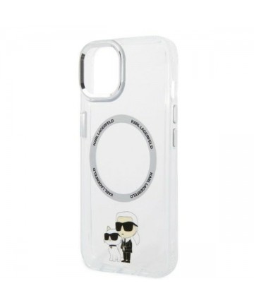 Karl Lagerfeld KLHMP14MHNKCIT iPhone 14 Plus 6.7" hardcase transparent Iconic Karl&Choupette Magsafe