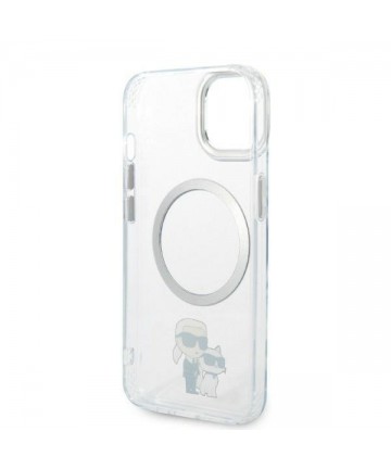 Karl Lagerfeld KLHMP14MHNKCIT iPhone 14 Plus 6.7" hardcase transparent Iconic Karl&Choupette Magsafe