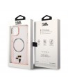 Karl Lagerfeld KLHMP14SHNKCIP iPhone 14 6.1" hardcase pink/pink Iconic Karl&Choupette Magsafe