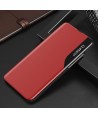 Eco Leather View Case cover for Samsung Galaxy A54 5G with a flip stand red