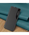Eco Leather View Case cover for Samsung Galaxy A54 5G with a flip stand red