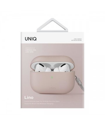 Uniq Lino case for AirPods Pro 2 - pink