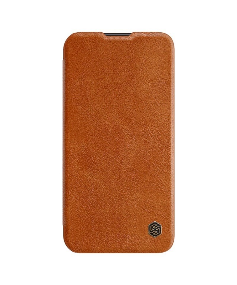 Samsung Galaxy S23 Ultra case brown NILLKIN QIN PRO LEATHER