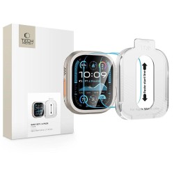 Tech-Protect Easy Set+ Tempered Glass 2-pack for Apple Watch Ultra 1/2 49mm - Clear