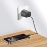 Tech-Protect NCA30 PD 30W / QC3.0 USB-A / USB-C wall charger - black