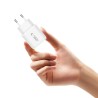Tech-Protect NCA30 PD 30W QC3.0 USB-A / USB-C Wall Charger + USB-C / USB-C Cable 100cm - White