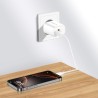 Tech-Protect NCA20 PD 20W QC3.0 USB-A / USB-C Wall Charger + USB-C / Lightning Cable 100cm - White