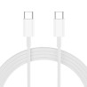 Tech-Protect NCA20 PD 20W QC3.0 USB-A / USB-C Wall Charger + USB-C / USB-C Cable 100cm - White