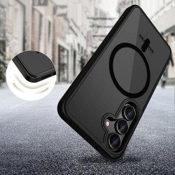 Tech-Protect MagMat MagSafe Case for Nothing Phone 3 - Black and Clear