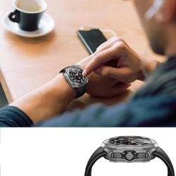Tech-Protect Defense Case for Samsung Galaxy Watch 8 46mm - Transparent