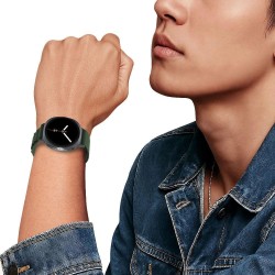 Tech-Protect Nylon Stripe Strap for Samsung Galaxy Watch 40/44/46 mm - Green