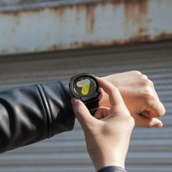 Spigen Rugged Armor Pro Strap for Samsung Galaxy Watch 8 44mm - Matte Black