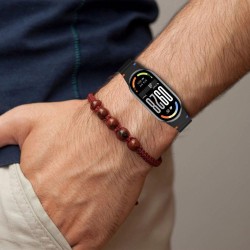 Tech-Protect Silicone Sport Strap for Xiaomi Smart Band 8 / 9 / 10 / NFC - Black