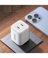 GaN Fast Charger 2 x USB-C 45W QC PD Ugreen CD294 - White