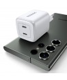 GaN Fast Charger 2 x USB-C 45W QC PD Ugreen CD294 - White