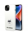 Karl Lagerfeld KLHMP14MSNCHBCH iPhone 14 Plus 6.7" hardcase white/white Silicone Choupette MagSafe