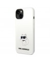 Karl Lagerfeld KLHMP14MSNCHBCH iPhone 14 Plus 6.7" hardcase white/white Silicone Choupette MagSafe