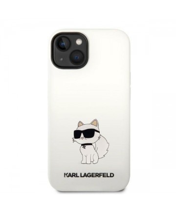Karl Lagerfeld KLHMP14MSNCHBCH iPhone 14 Plus 6.7" hardcase white/white Silicone Choupette MagSafe