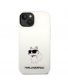 Karl Lagerfeld KLHMP14MSNCHBCH iPhone 14 Plus 6.7" hardcase white/white Silicone Choupette MagSafe