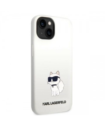 Karl Lagerfeld KLHMP14MSNCHBCH iPhone 14 Plus 6.7" hardcase white/white Silicone Choupette MagSafe