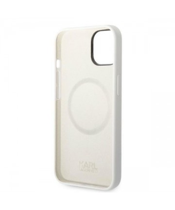 Karl Lagerfeld KLHMP14MSNCHBCH iPhone 14 Plus 6.7" hardcase white/white Silicone Choupette MagSafe