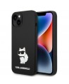 Karl Lagerfeld KLHMP14MSNCHBCK iPhone 14 Plus 6.7" hardcase black/black Silicone Choupette MagSafe