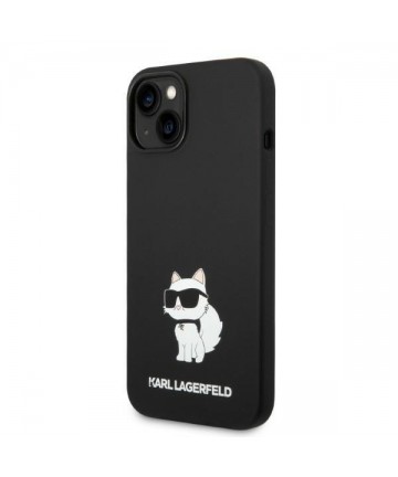 Karl Lagerfeld KLHMP14MSNCHBCK iPhone 14 Plus 6.7" hardcase black/black Silicone Choupette MagSafe
