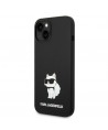 Karl Lagerfeld KLHMP14MSNCHBCK iPhone 14 Plus 6.7" hardcase black/black Silicone Choupette MagSafe