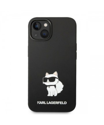 Karl Lagerfeld KLHMP14MSNCHBCK iPhone 14 Plus 6.7" hardcase black/black Silicone Choupette MagSafe