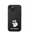Karl Lagerfeld KLHMP14MSNCHBCK iPhone 14 Plus 6.7" hardcase black/black Silicone Choupette MagSafe