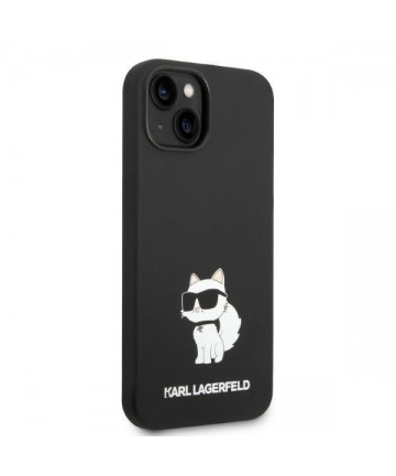 Karl Lagerfeld KLHMP14MSNCHBCK iPhone 14 Plus 6.7" hardcase black/black Silicone Choupette MagSafe