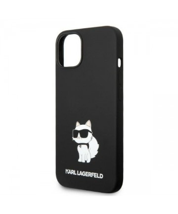 Karl Lagerfeld KLHMP14MSNCHBCK iPhone 14 Plus 6.7" hardcase black/black Silicone Choupette MagSafe
