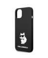 Karl Lagerfeld KLHMP14MSNCHBCK iPhone 14 Plus 6.7" hardcase black/black Silicone Choupette MagSafe