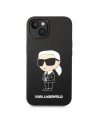 Karl Lagerfeld KLHMP14MSNIKBCK iPhone 14 Plus 6.7" hardcase black/black Silicone Ikonik Magsafe
