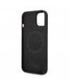 Karl Lagerfeld KLHMP14MSNIKBCK iPhone 14 Plus 6.7" hardcase black/black Silicone Ikonik Magsafe