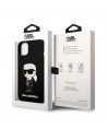 Karl Lagerfeld KLHMP14MSNIKBCK iPhone 14 Plus 6.7" hardcase black/black Silicone Ikonik Magsafe