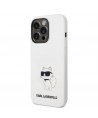 Karl Lagerfeld KLHMP14XSNCHBCH iPhone 14 Pro Max 6.7" hardcase white/white Silicone Choupette MagSafe