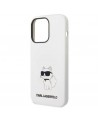 Karl Lagerfeld KLHMP14XSNCHBCH iPhone 14 Pro Max 6.7" hardcase white/white Silicone Choupette MagSafe
