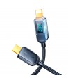 Joyroom A4 USB-C / Lightning Cable 20W 1.2m with display - black