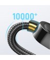 Joyroom A4 USB-C / Lightning Cable 20W 1.2m with display - black
