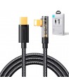 Joyroom Gaming Cable S-CL020A6 Lightning (angled) / USB-C (straight) 20W 1.2 m - black