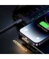 Joyroom Gaming Cable S-CL020A6 Lightning (angled) / USB-C (straight) 20W 1.2 m - black