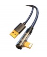 Joyroom Gaming Cable S-UL012A6 Lightning (angled) / USB-A (straight) 2.4A 1.2 m - black