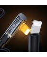 Joyroom Gaming Cable S-UL012A6 Lightning (angled) / USB-A (straight) 2.4A 1.2 m - black