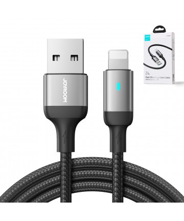Joyroom Extraordinary Series A10 USB-A / Lightning 2.4A Cable 1.2 m - Black
