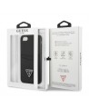 Guess GUHCI8PSATPK iPhone 7/8 SE 2020 / SE 2022 hardcase black/black hardcase Saffiano Triangle Logo Cardslot