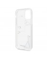 Guess GUHCN58ROSTRT iPhone 11 Pro transparent hardcase Flower Desire Pink & White Rose