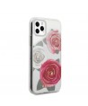 Guess GUHCN58ROSTRT iPhone 11 Pro transparent hardcase Flower Desire Pink & White Rose