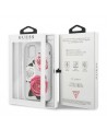 Guess GUHCN58ROSTRT iPhone 11 Pro transparent hardcase Flower Desire Pink & White Rose