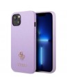Guess GUHCP13SPS4MU iPhone 13 mini 5.4" purple/purple hardcase Saffiano 4G Small Metal Logo